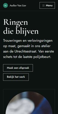 Atelier Van Lier op een telefoon